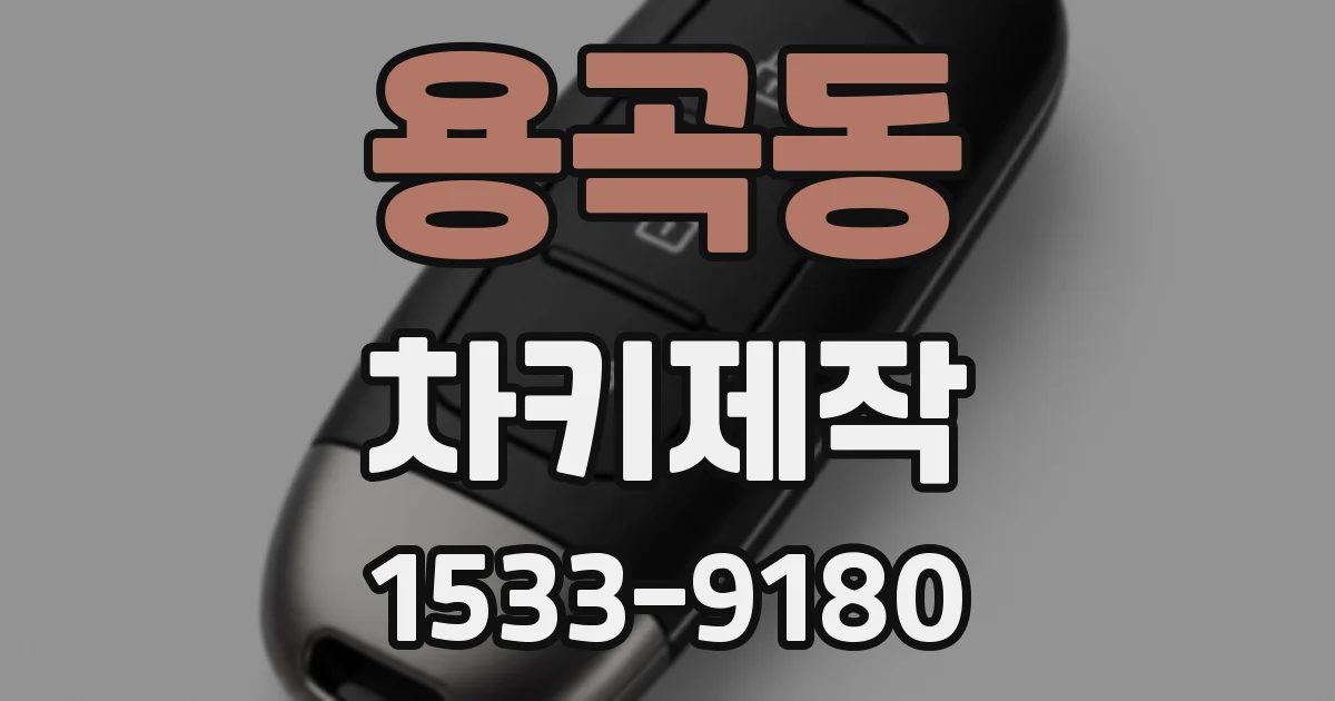 용곡동 차키제작