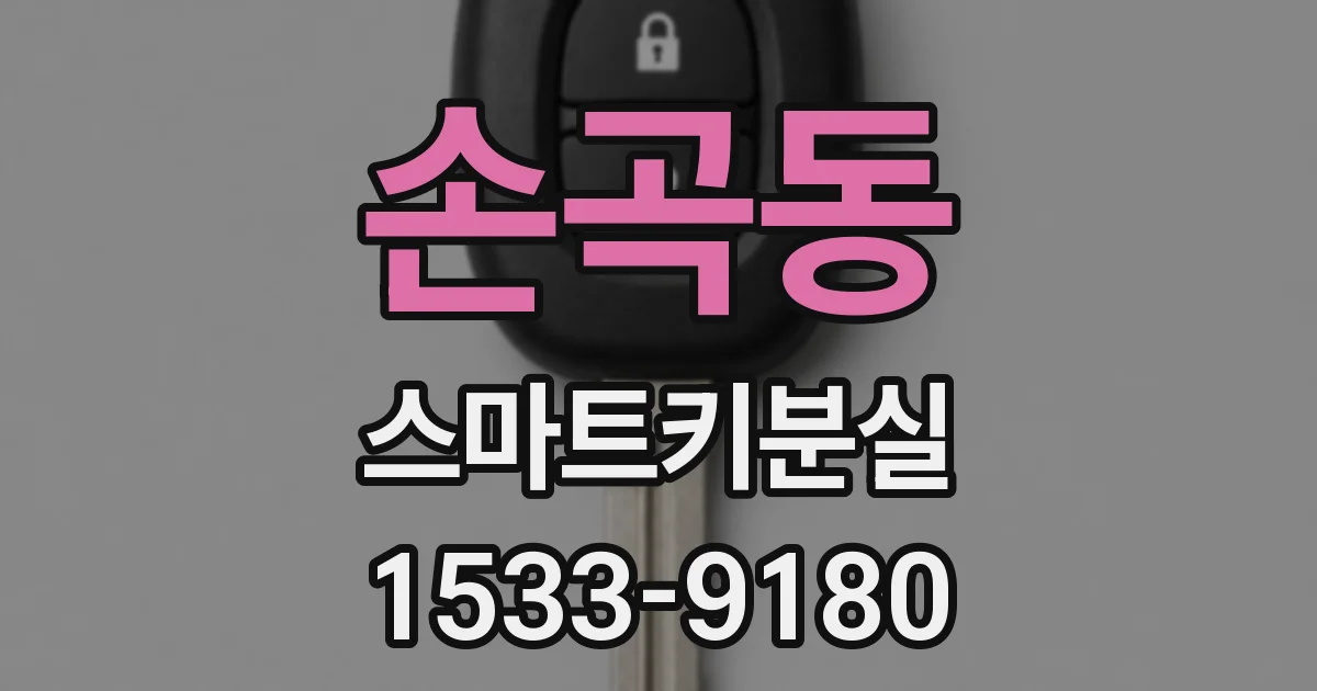 손곡동 스마트키분실