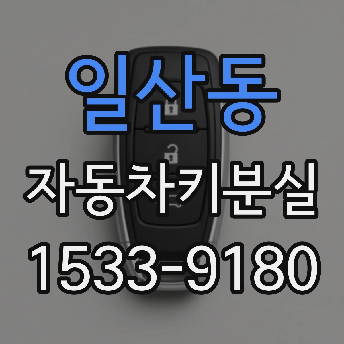 일산동 자동차키분실