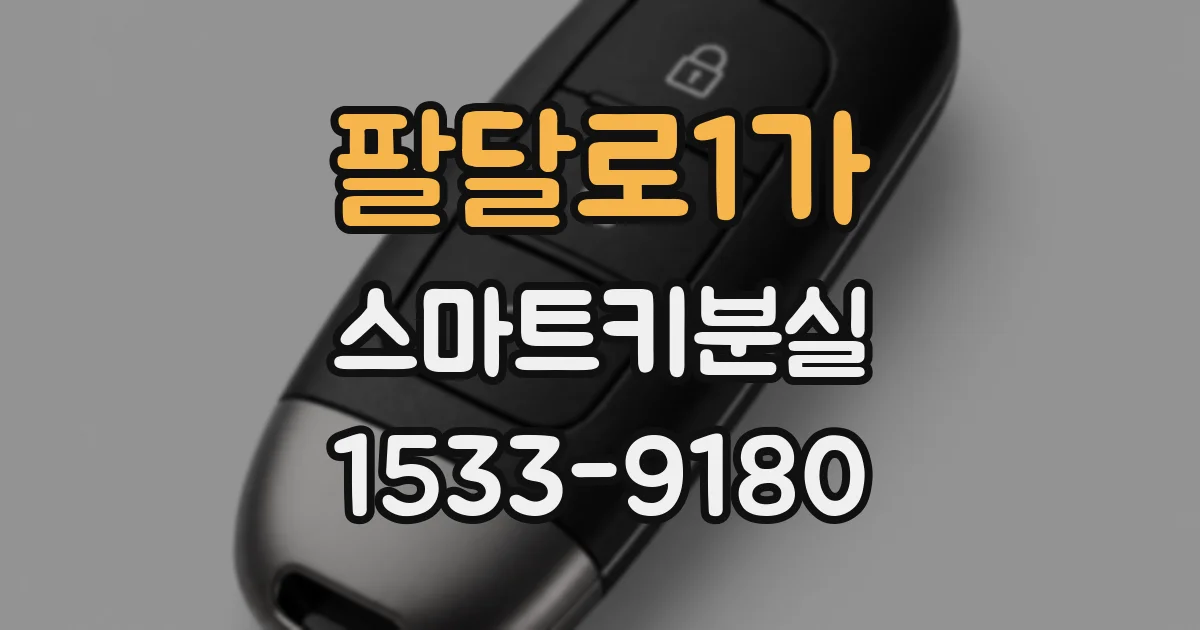 팔달로1가 스마트키분실