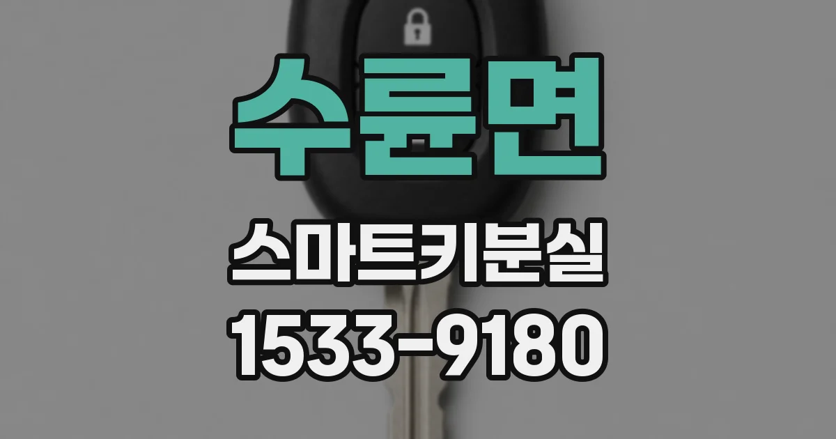 수륜면 스마트키분실