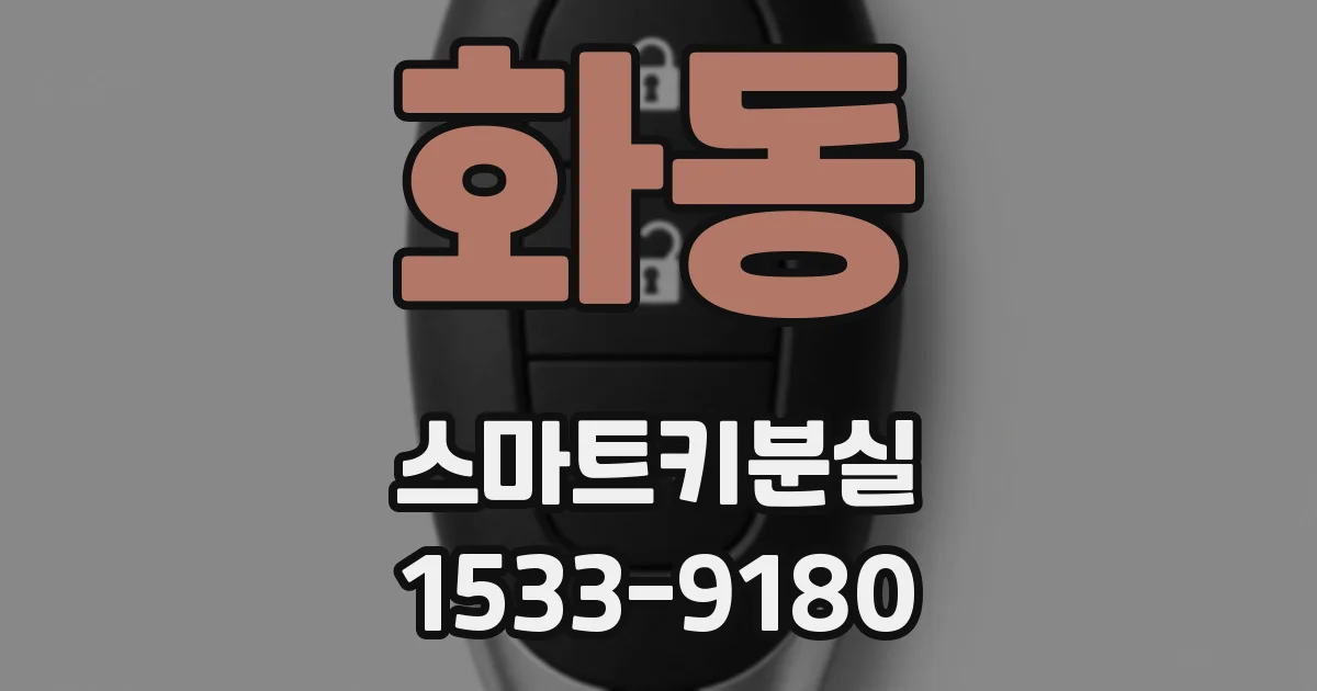 화동 스마트키분실