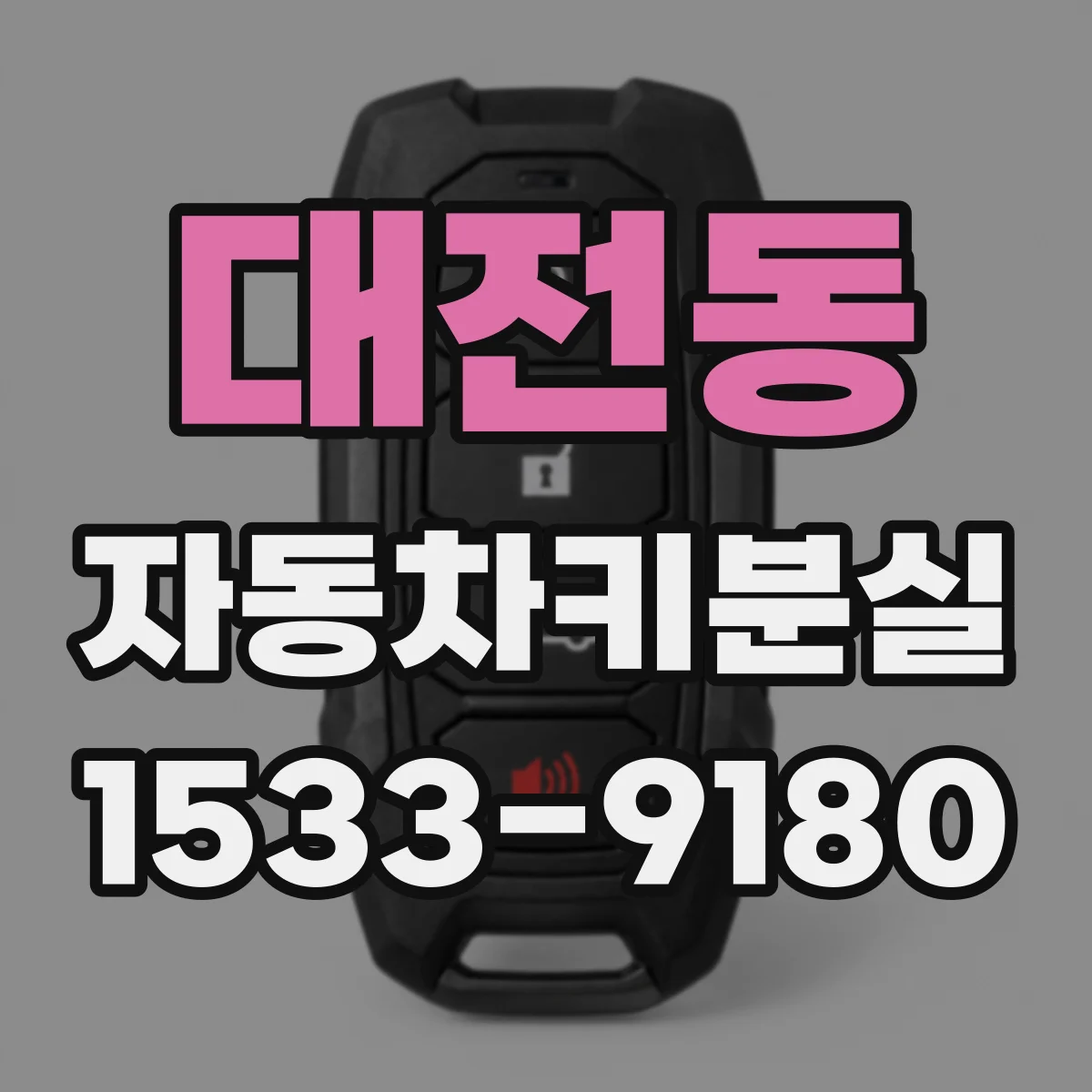 대전동 자동차키분실
