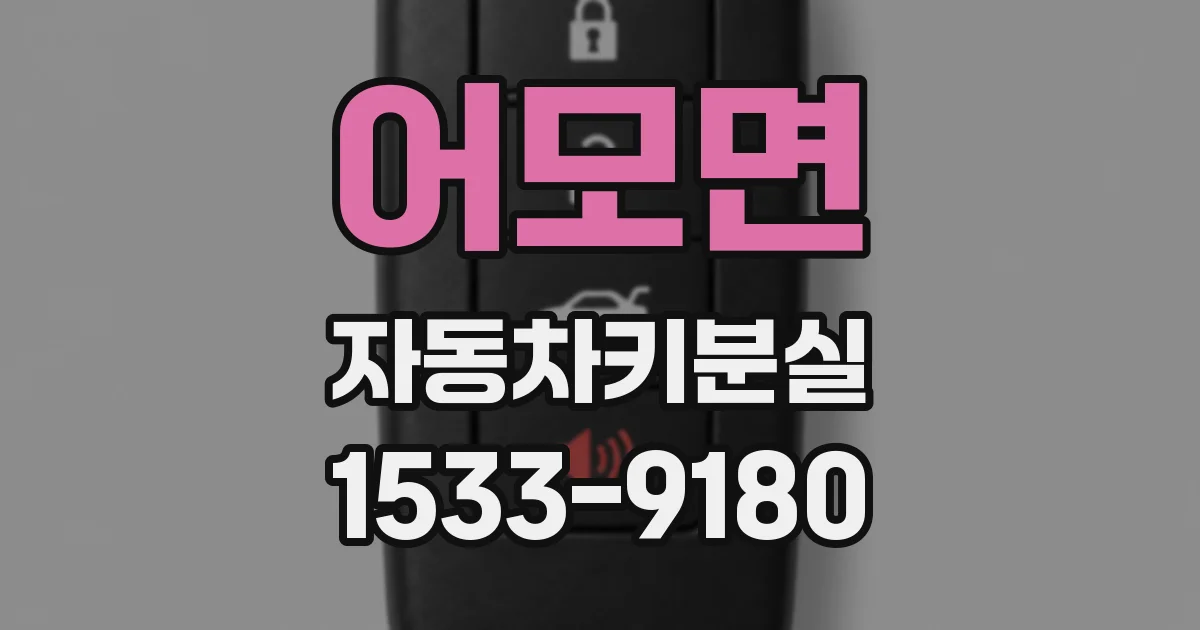 어모면 자동차키분실
