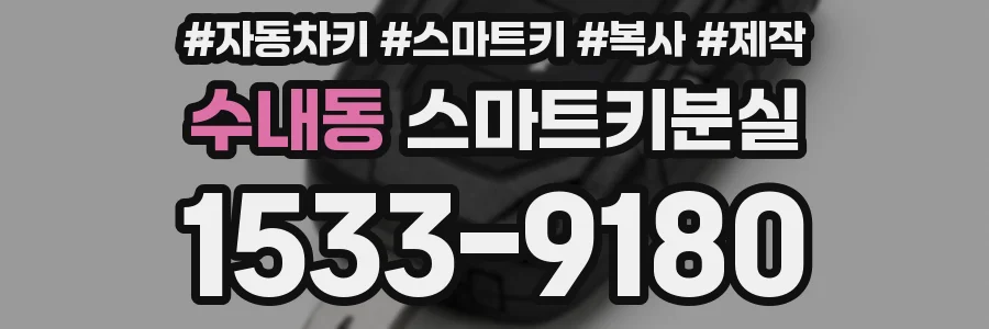 수내동 스마트키분실