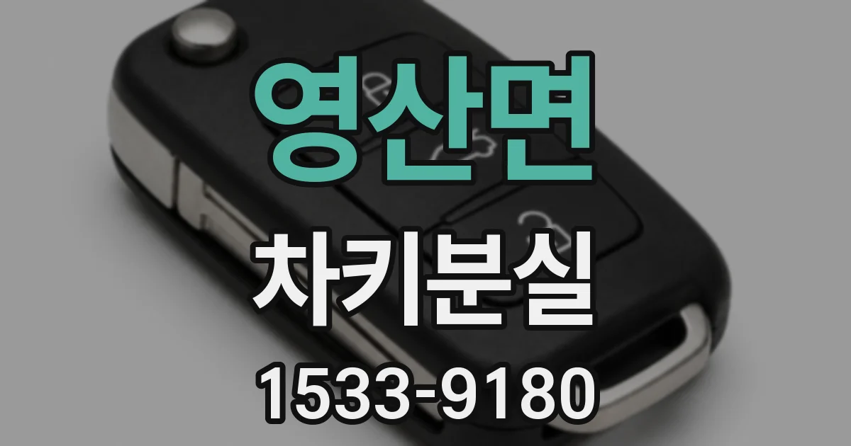 영산면 차키분실