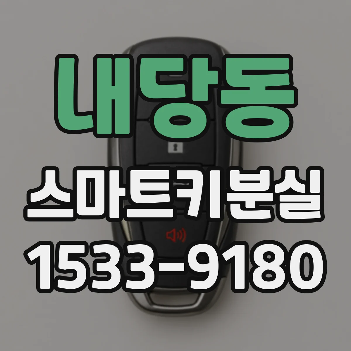 내당동 스마트키분실