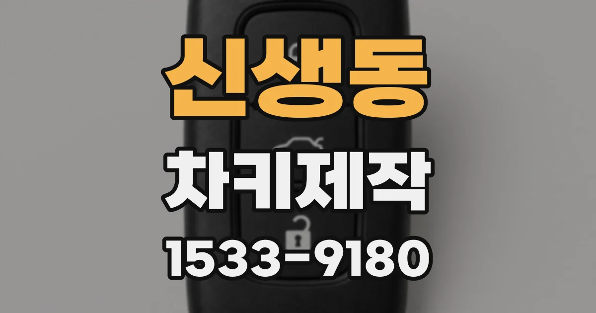 신생동 차키제작