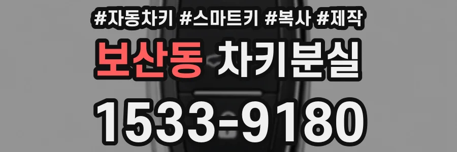 보산동 차키분실