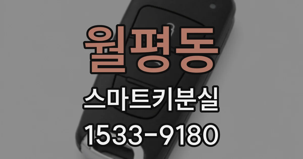 월평동 스마트키분실
