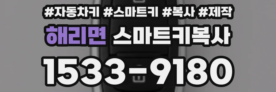 해리면 스마트키복사