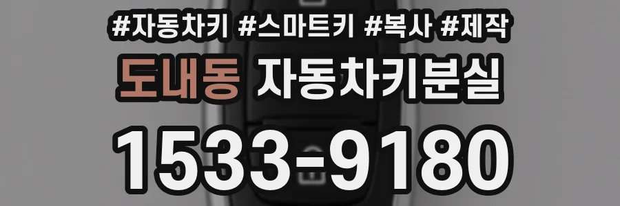 도내동 자동차키분실