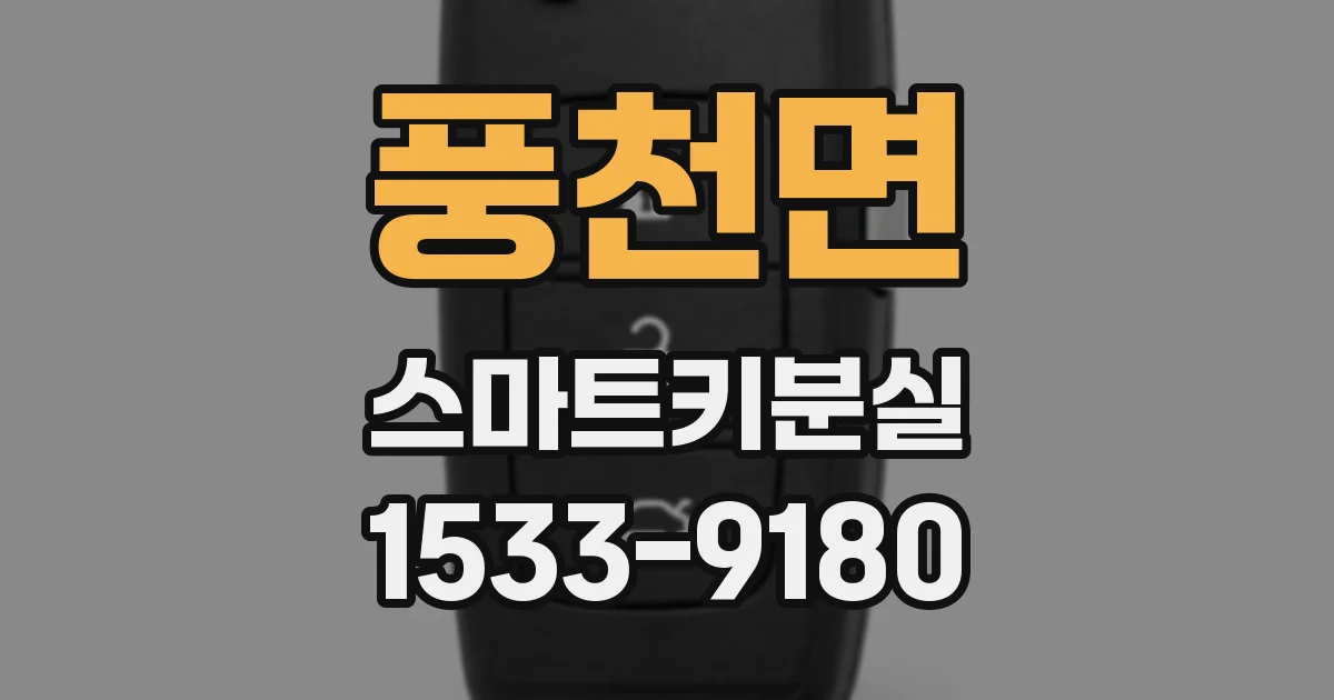 풍천면 스마트키분실