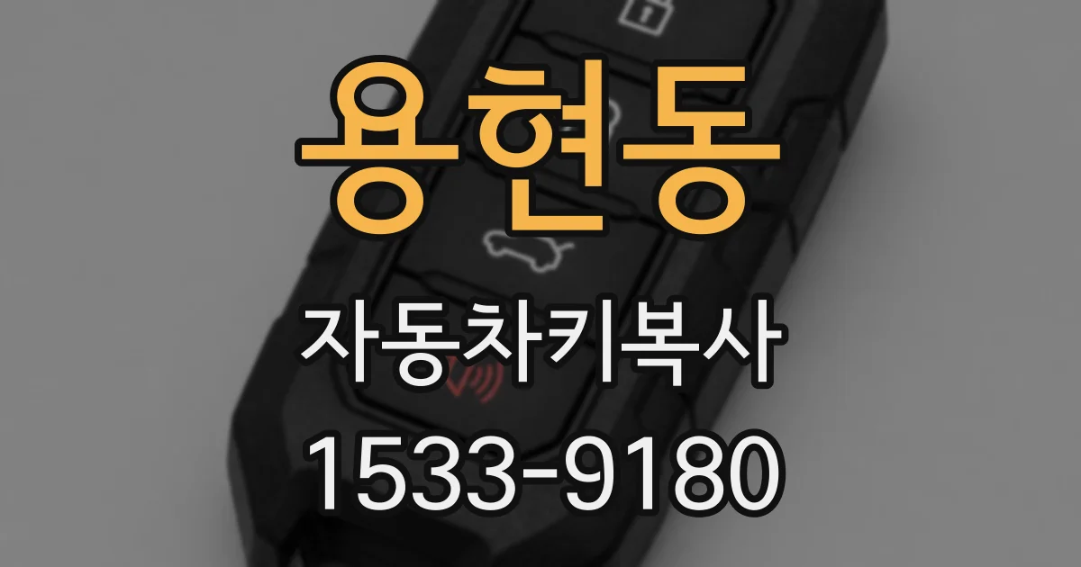 용현동 자동차키복사