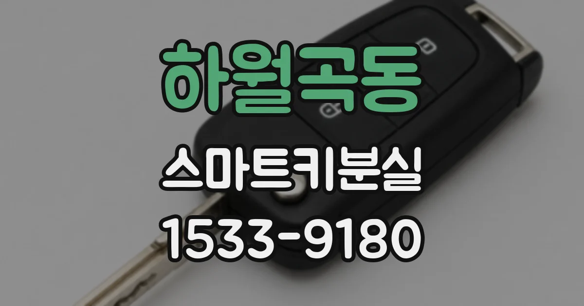 하월곡동 스마트키분실