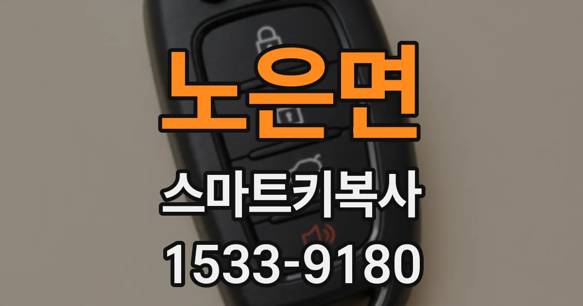 노은면 스마트키복사