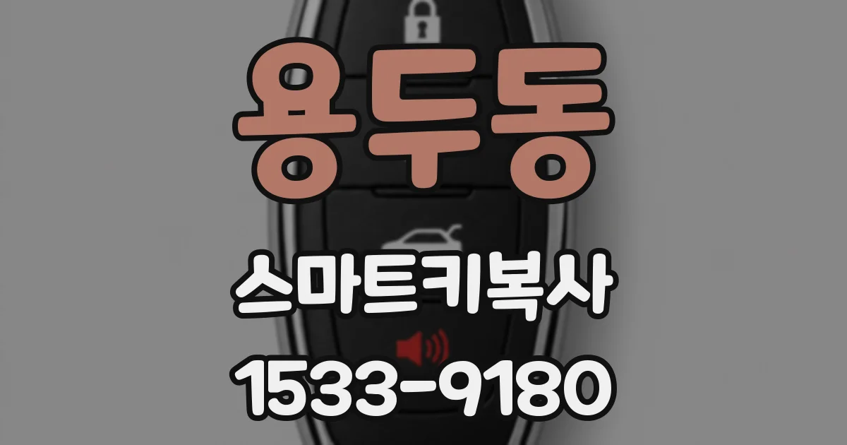 용두동 스마트키복사