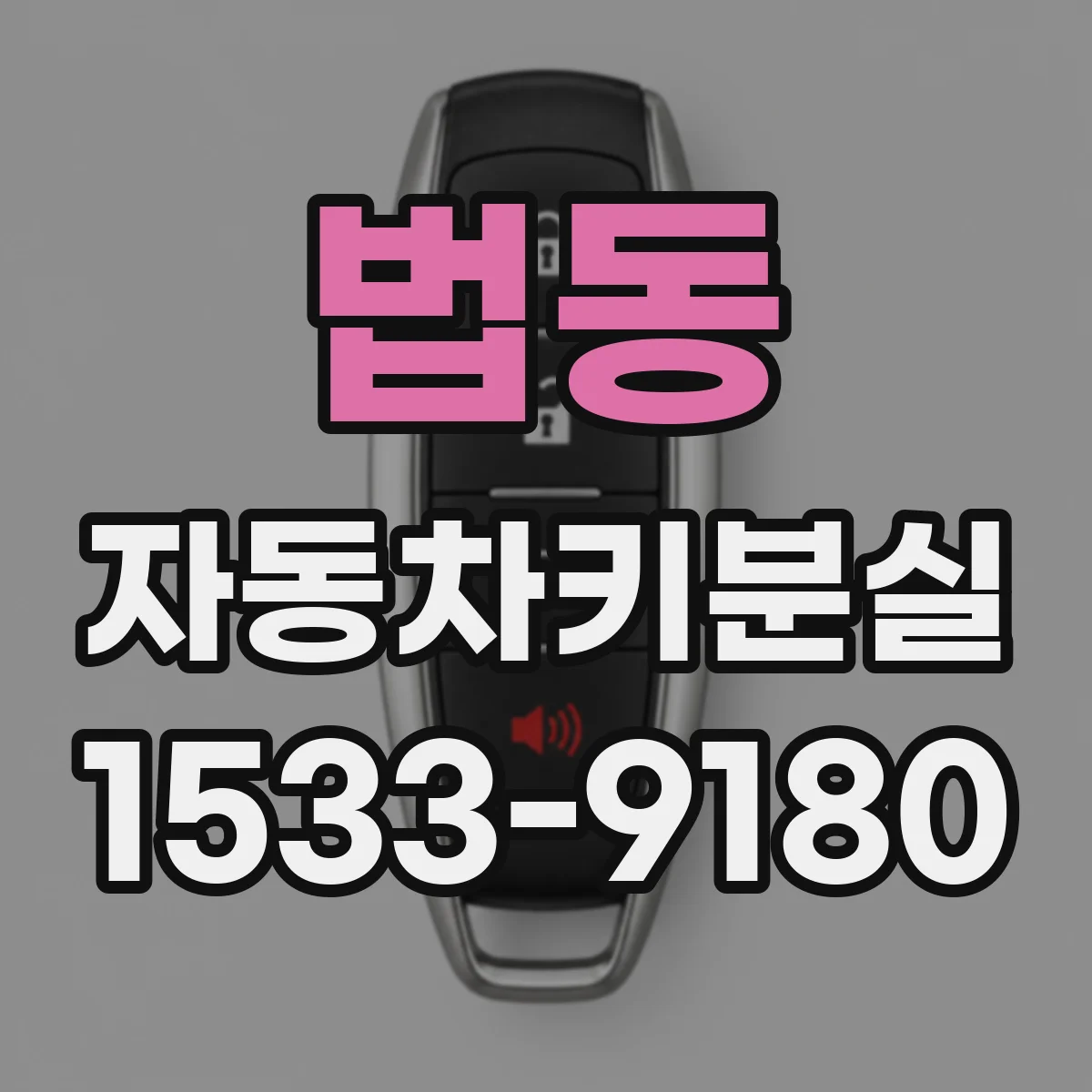 법동 자동차키분실