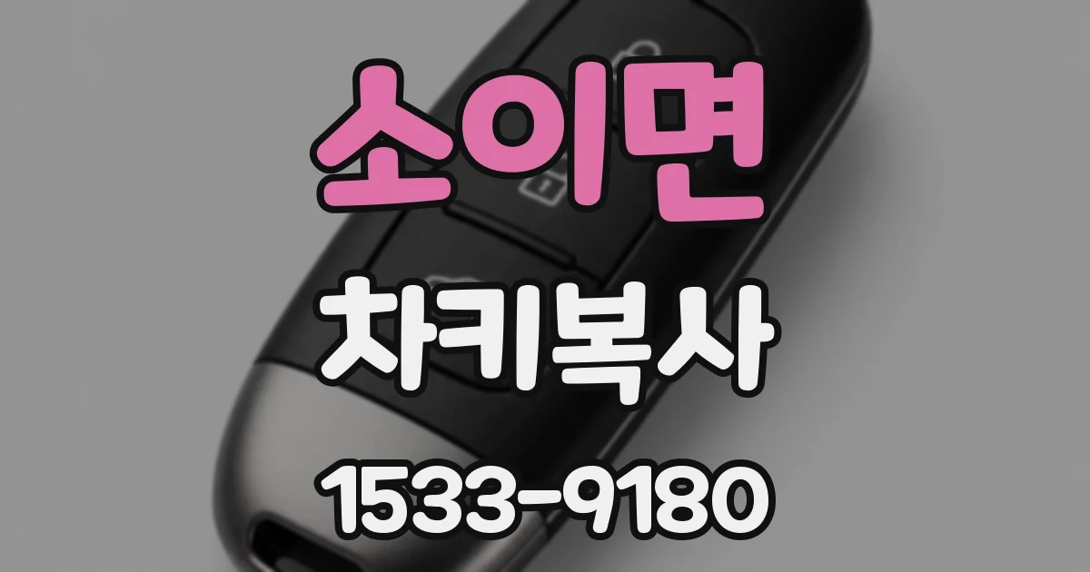 소이면 차키복사