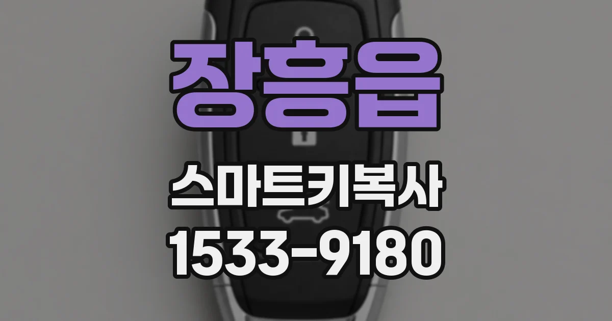 장흥읍 스마트키복사