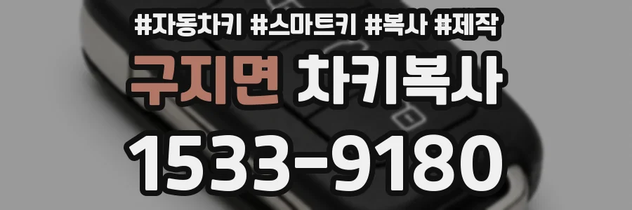 구지면 차키복사