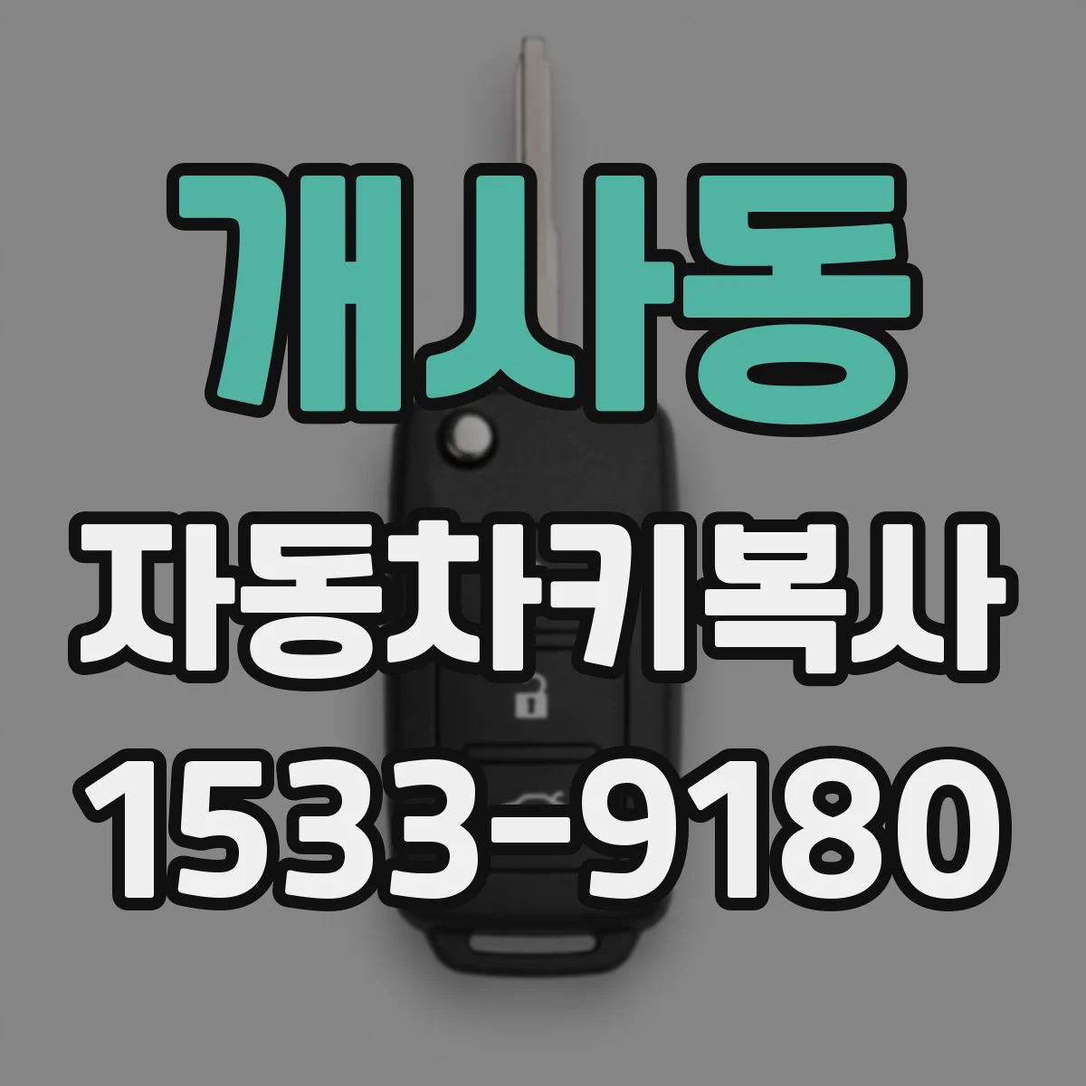 개사동 자동차키복사