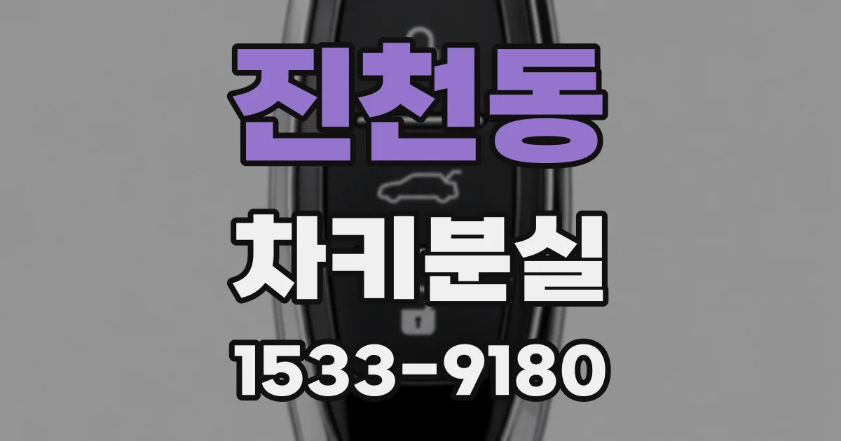 진천동 차키분실