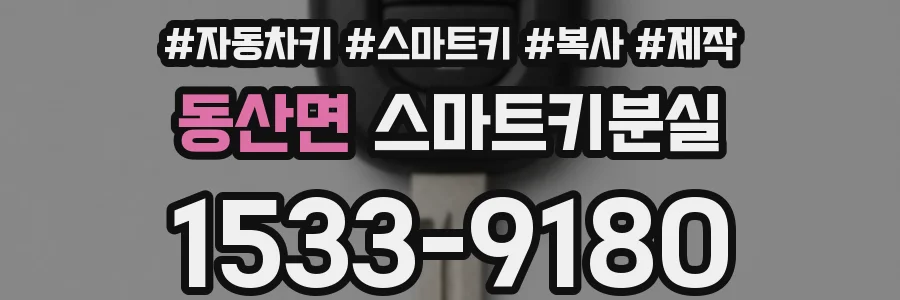동산면 스마트키분실