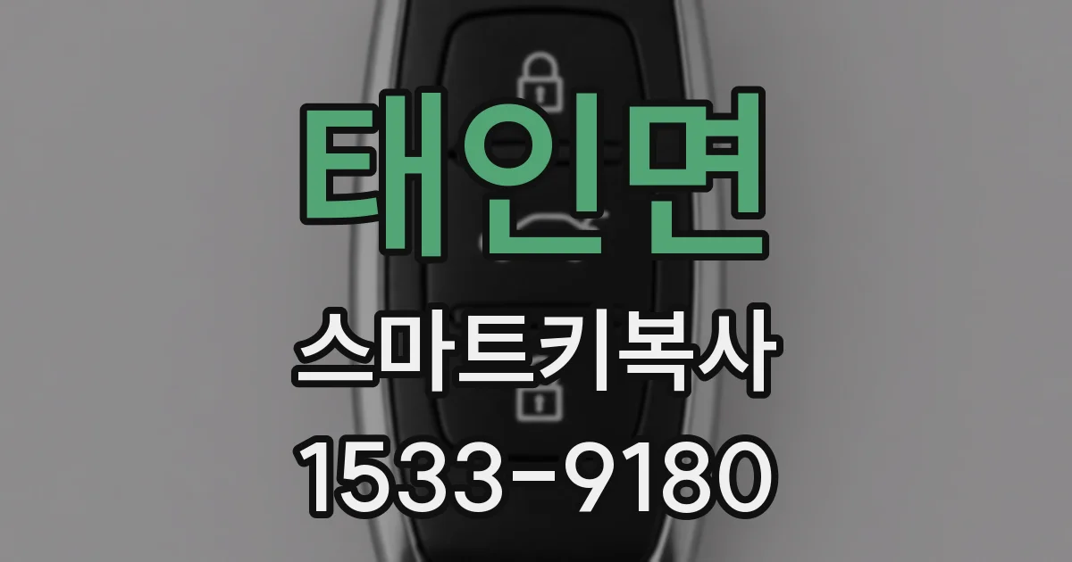 태인면 스마트키복사