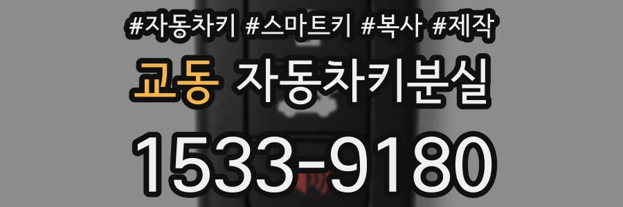 교동 자동차키분실