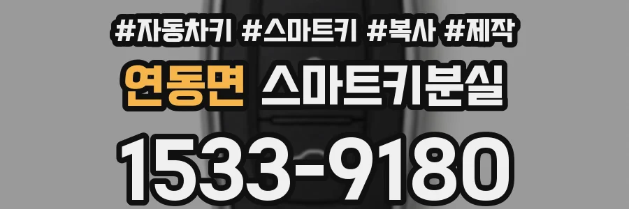 연동면 스마트키분실