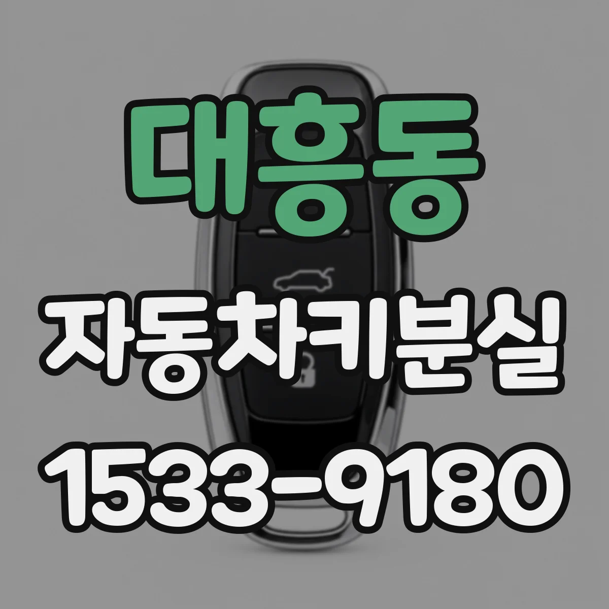대흥동 자동차키분실