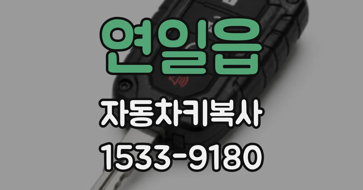 연일읍 자동차키복사