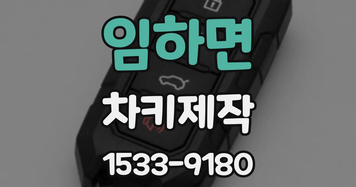 임하면 차키제작