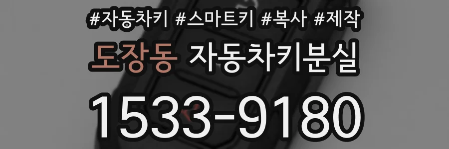 도장동 자동차키분실