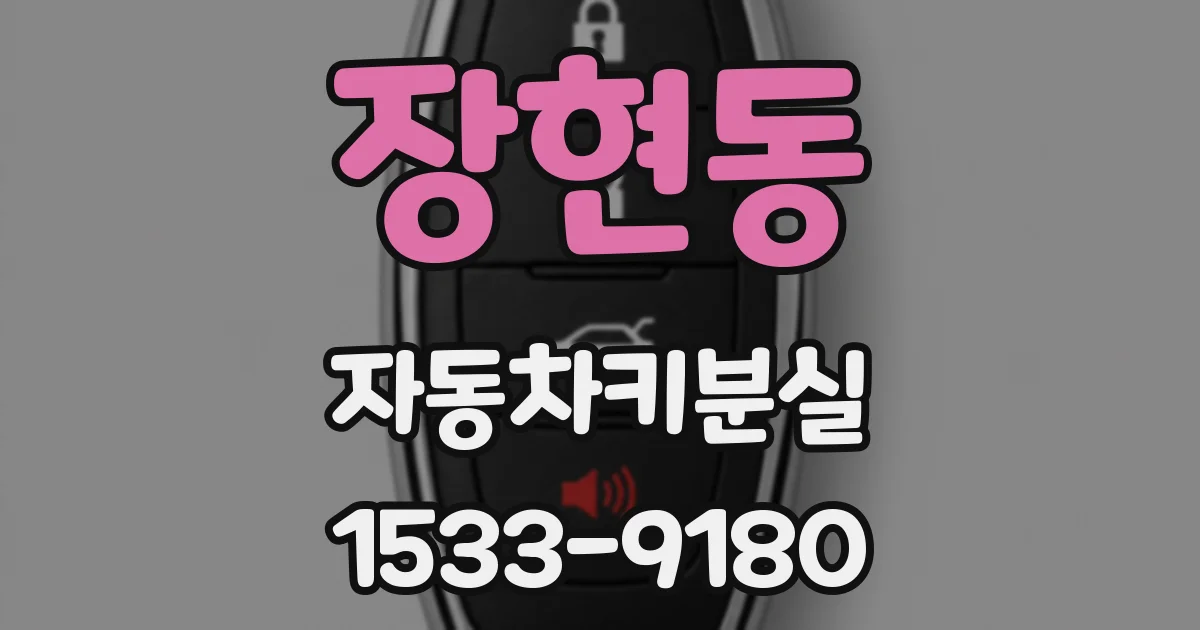 장현동 자동차키분실