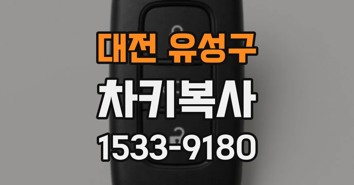 대전 유성구 차키복사