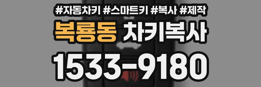 복룡동 차키복사