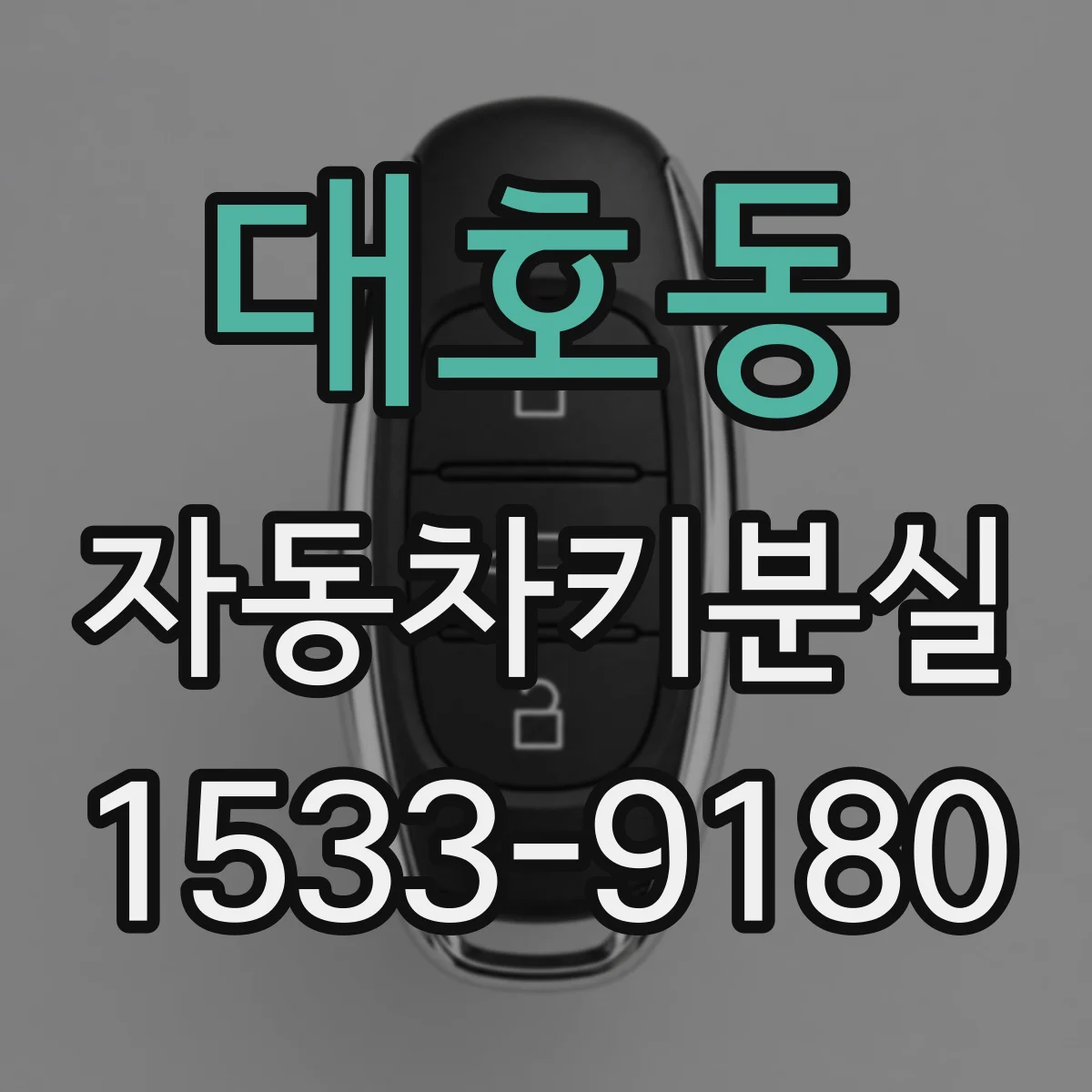 대호동 자동차키분실