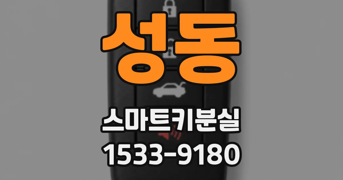 성동 스마트키분실