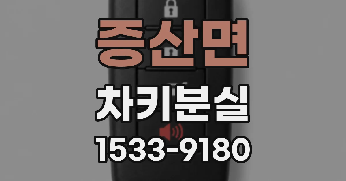 증산면 차키분실