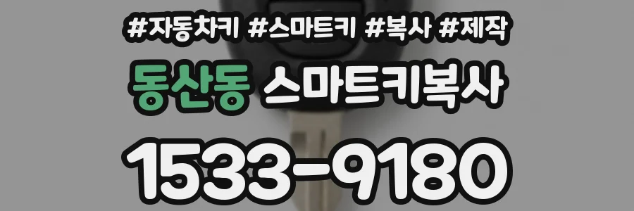 동산동 스마트키복사