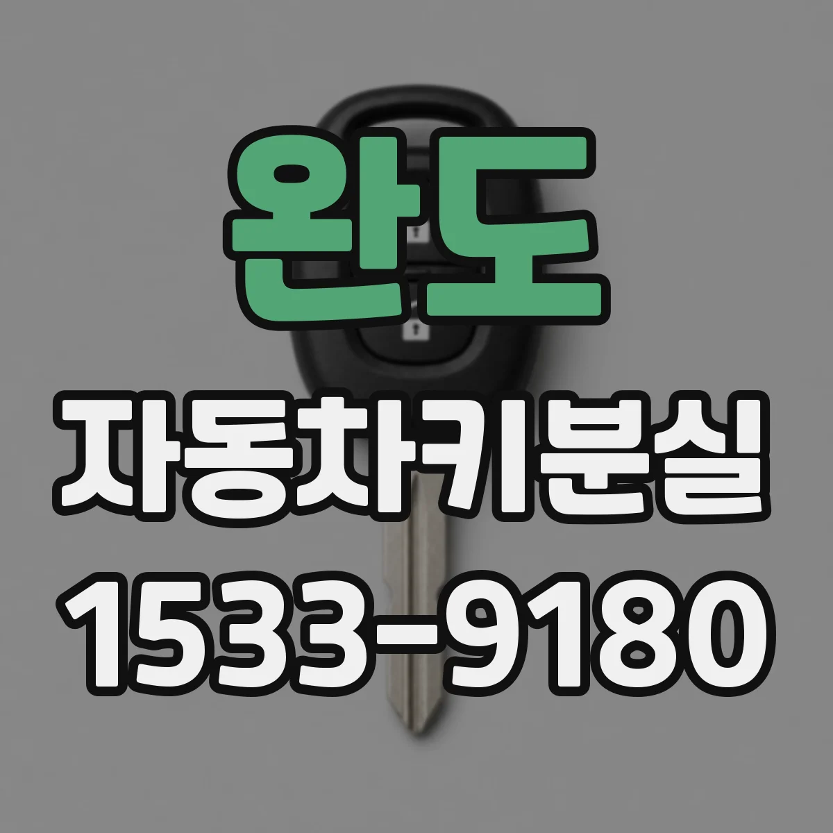 완도 자동차키분실