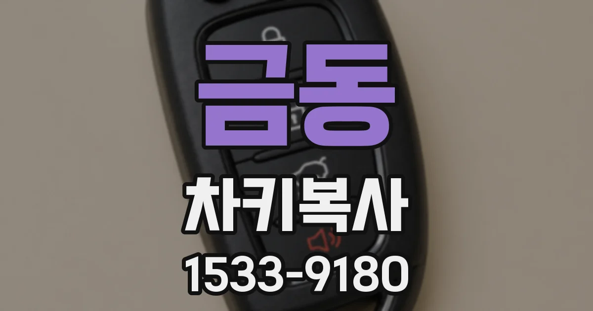금동 차키복사
