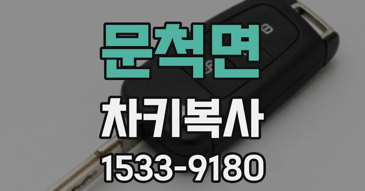 문척면 차키복사