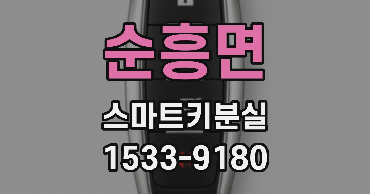 순흥면 스마트키분실