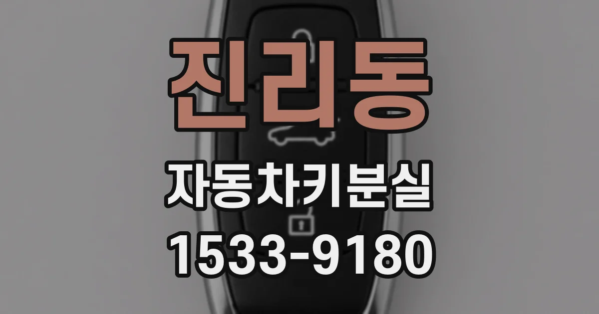 진리동 자동차키분실