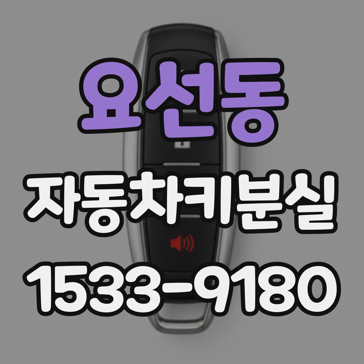 요선동 자동차키분실