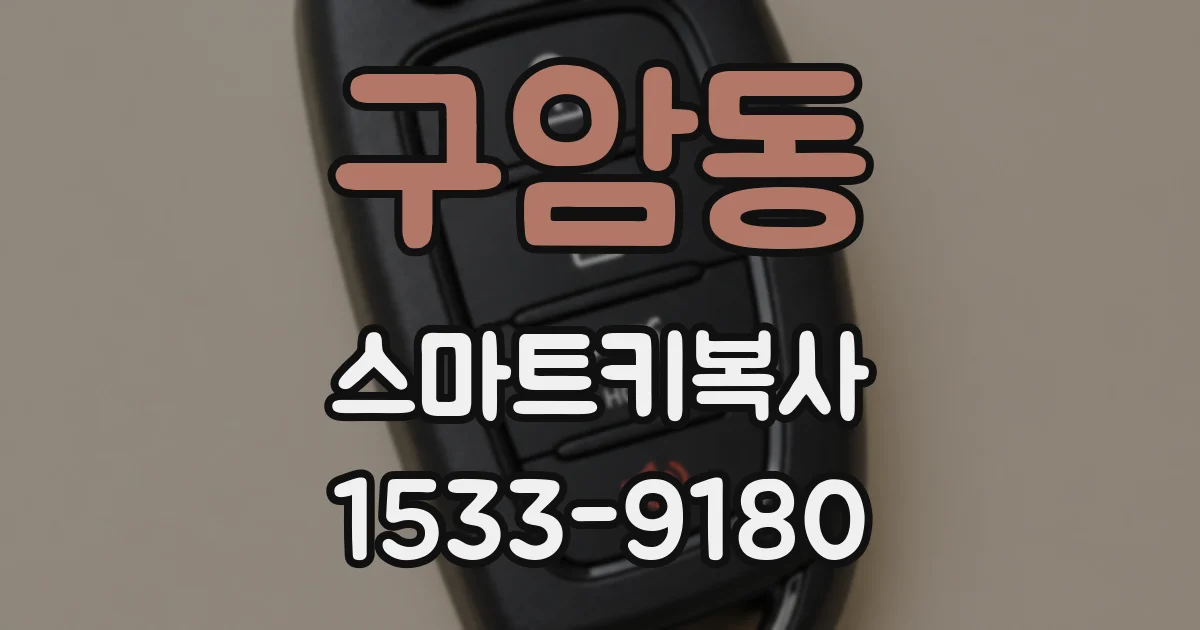 구암동 스마트키복사