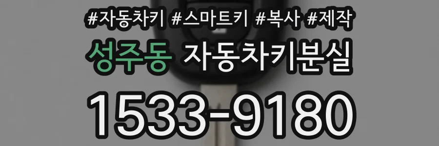 성주동 자동차키분실